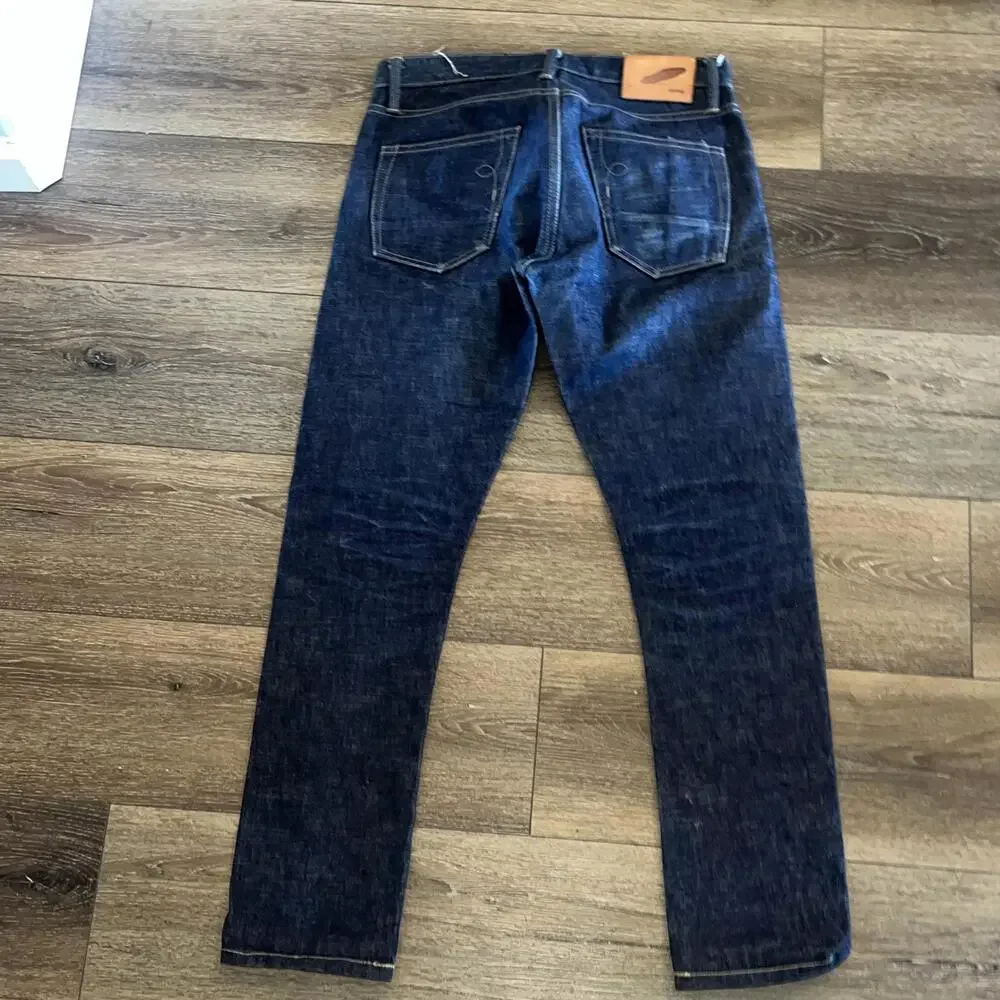 Rogue Territory Men's Signature Six Pockets Skinny Jeans Dark Wash Blue Size 28